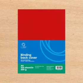   Hátlap, A4, 230 g. bőrhatású 100 db/csomag, Bluering® piros