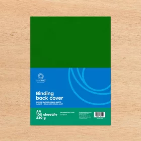   Hátlap, A4, 230 g. bőrhatású 100 db/csomag, Bluering® zöld