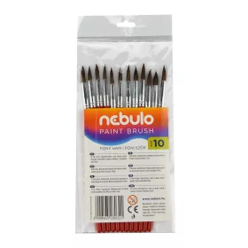 Ecset 10-es festett nyéllel 12 db/csomag, Nebulo