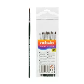 Ecset 2-es festett nyéllel 12 db/csomag, Nebulo