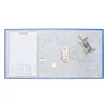 Iratrendező A4, 7,5cm,lapraszerelt, Bluering® Smart kék