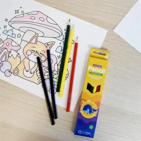   Színes ceruza készlet, hatszögletű Bluering® 6 klf. szín, 