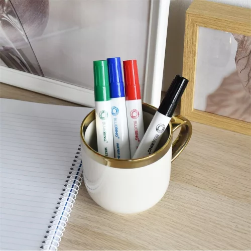 Alkoholos marker készlet, 1-4mm, vágott hegyű, 4-es készlet, Bluering®