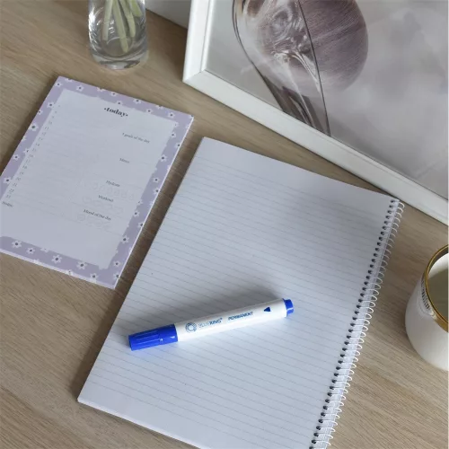 Alkoholos marker 3mm, kerek végű Bluering® kék