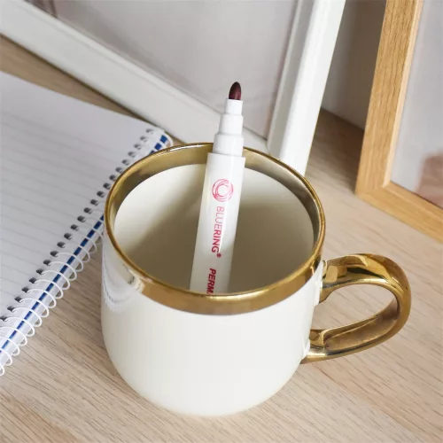 Alkoholos marker 3mm, kerek végű Bluering® piros
