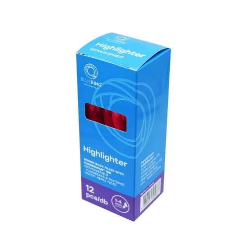 Szövegkiemelő kerek test Bluering® rózsa