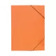 Gumis mappa A4, 300g. karton sarok gumírozással Bluering®, narancs