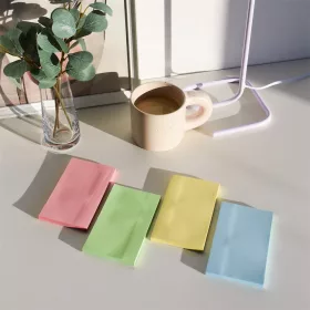   Jegyzettömb öntapadó, 76x127mm, 80lap, Bluering® , pasztell rózsa