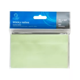   Jegyzettömb öntapadó, 76x127mm, 80lap, Bluering® , pasztellzöld