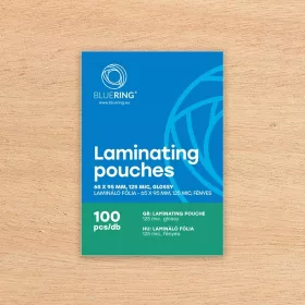   Lamináló fólia 65x95mm, 125 micron 100 db/doboz, Bluering®