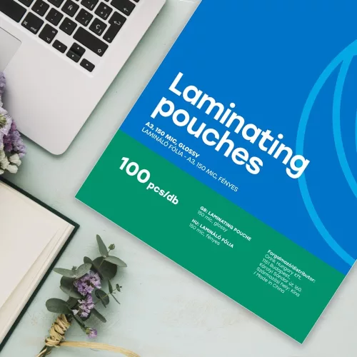 Lamináló fólia A3, 150 micron 100 db/doboz, Bluering®