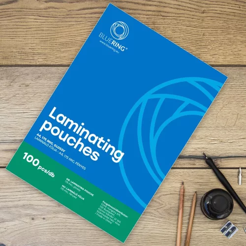 Lamináló fólia A4, 175 micron 100 db/doboz, Bluering®