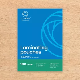   Lamináló fólia A4, 100 micron matt 100 db/doboz, Bluering®