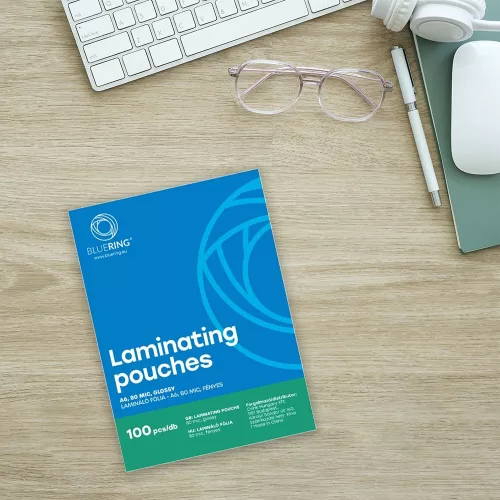 Lamináló fólia A6, 80 micron 100 db/doboz, Bluering®