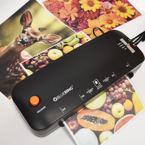 Lamináló fólia A3, 80 micron öntapadó hátlappal 100 db/doboz, Bluering®,