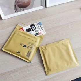   Légpárnás tasak CD szilikon külső méret 200x175mm, belső méret 180x165mm, Bluering® barna