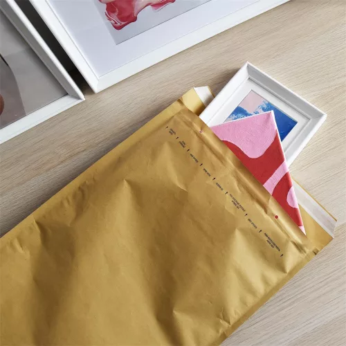 Légpárnás tasak 19/I szilikon külső méret 320x455mm, belső méret 300x445mm, Bluering® barna