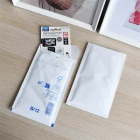   Légpárnás tasak 12/B szilikon külső méret 140x225mm, belső méret 120x215mm, Bluering® fehér