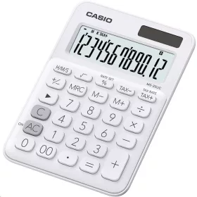   Számológép asztali 12 digit nagy kijelző Casio MS 20 UC fehér