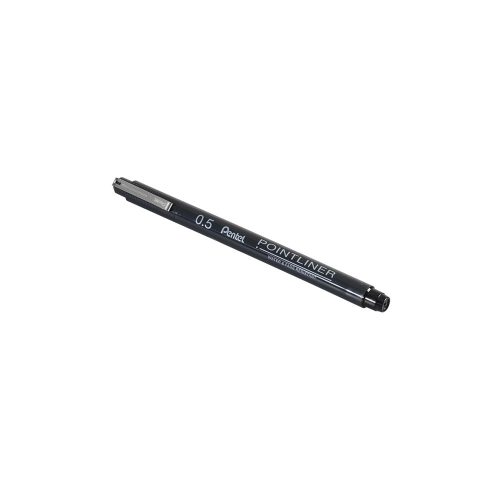 PointLiner tűfilc 0,5mm, S20P-5A Pentel fekete