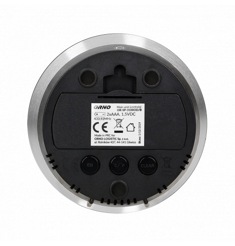 Orno OR-SP-3100/B Vezeték Nélküli Időjárás Állomás