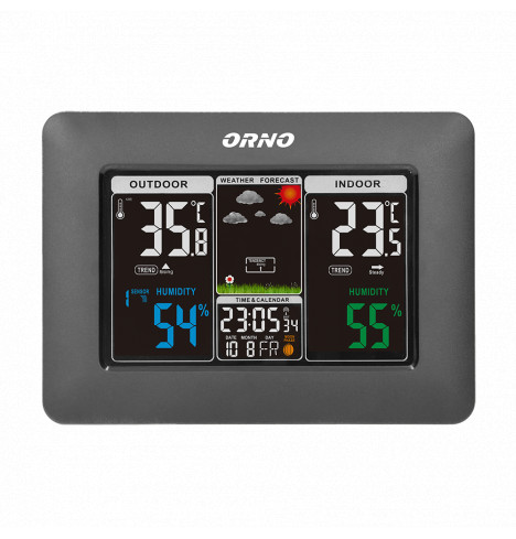 Orno OR-SP-3101/B Vezeték Nélküli Időjárás Állomás