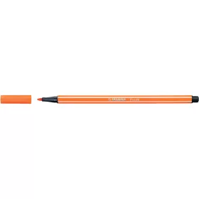   Rostirón, filctoll 1mm, M STABILO Pen 68 halvány narancssárga