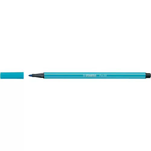 Rostirón, filctoll 1mm, M STABILO Pen 68 világoskék