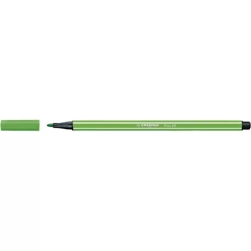 Rostirón, filctoll 1mm, M STABILO Pen 68 világoszöld