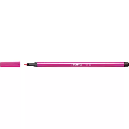 Rostirón, filctoll 1mm, M STABILO Pen 68 rózsaszín