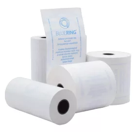   Hőpapír 57 mm széles, 27fm hosszú, cséve 12mm, 10 tekercs/csomag, ( 57/50 ) BPA mentes Bluering®