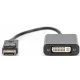 DisplayPort/DVI adapter kábel 20 cm