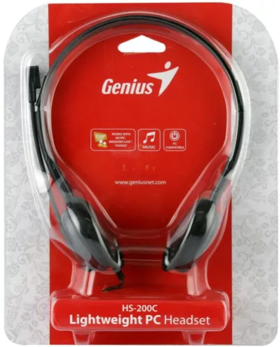 Mikrofonos fejhallgató Genius HS-200C