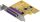 Sunix LPT PCIe kártya LOW PROFILE