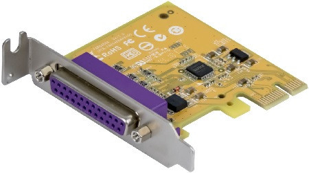 Sunix LPT PCIe kártya LOW PROFILE