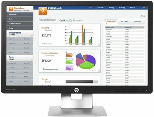 HP EliteDisplay E232 monitor ("A-" kat.)