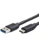 USB 3.0 Type-C/A töltőkábel 1.0 m Cablexpert CCP-USB3-AMCM-1M