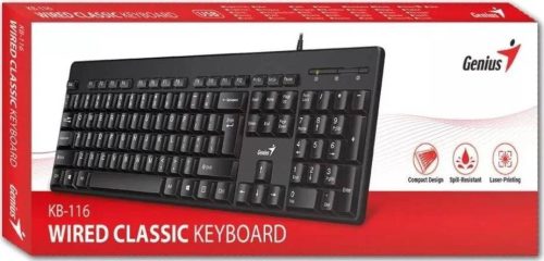 Genius KB-116 vezetékes billentyűzet