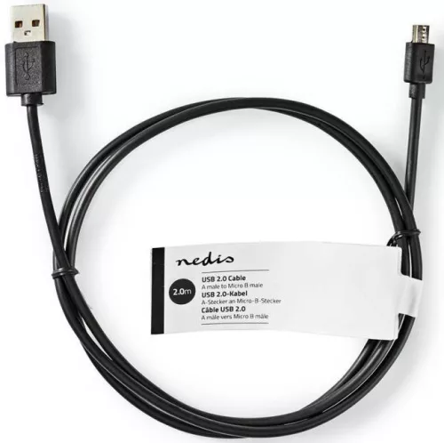 USB 2.0 A/Micro-B kábel 2 m - Nedis
