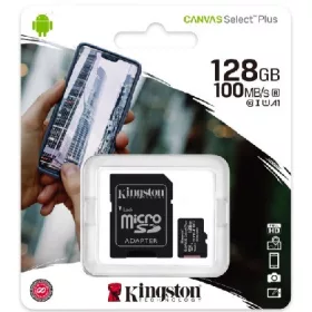 128 GB MicroSD kártya Kingston