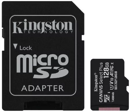 128 GB MicroSD kártya Kingston