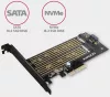 PCIe M.2 NVMe/SATA adapter Axagon
