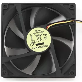 Ház hűtő 9 cm Gembird FANCASE2