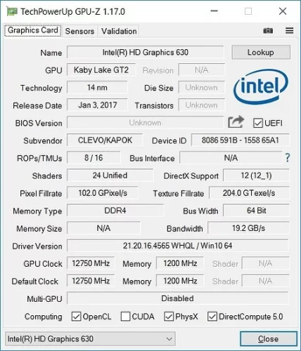 Intel Core i3-7100 processzor