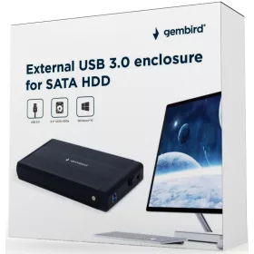 3.5" HDD ház SATA USB 3.0 Gembird