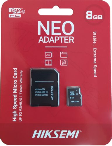 8 GB MicroSD kártya Hiksemi NEO 