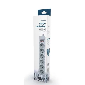   Hálózati elosztó 6-os (földelt, túlfeszültségvédős) Gembird