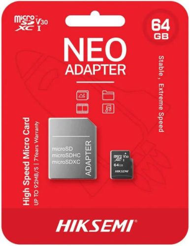 64 GB MicroSD kártya Hiksemi NEO