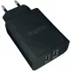 Telefon töltő 2 x USB 5V/2.4A  Approx appUSBWALL24B