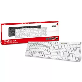 Genius SlimStar 126 billentyűzet fehér